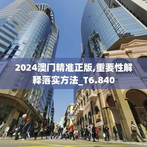 2024澳门精准正版,重要性解释落实方法_T6.840