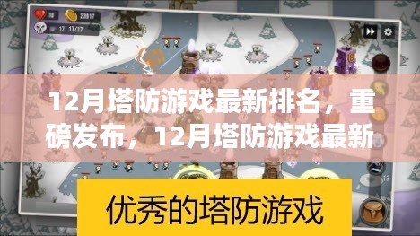重磅发布,12月塔防游戏最新排名,科技重塑经典引领游戏新纪元
