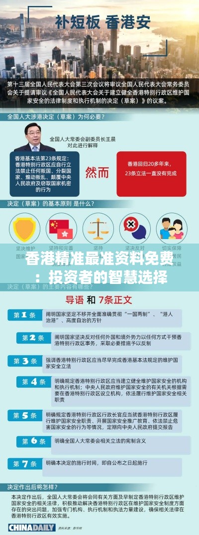 香港精准最准资料免费:投资者的智慧选择