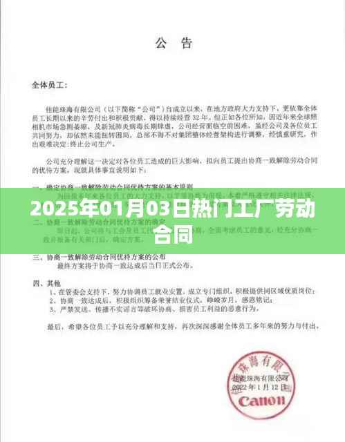 工厂劳动合同,揭秘热门工厂用工协议,符合百度收录标准,字数在规定的范围内,同时能够吸引用户点击阅读。
