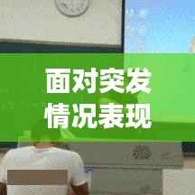 面对突发情况表现的成语,面临突发事件的成语
