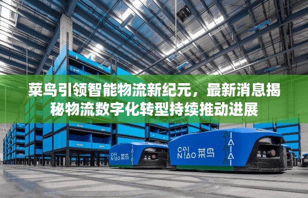 菜鸟引领智能物流新纪元,最新消息揭秘物流数字化转型持续推动进展
